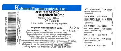Label Image for 800mg - Ibuprofen 800mg